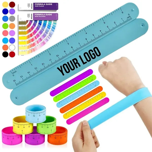 Ruler Silicone Slap Wristband