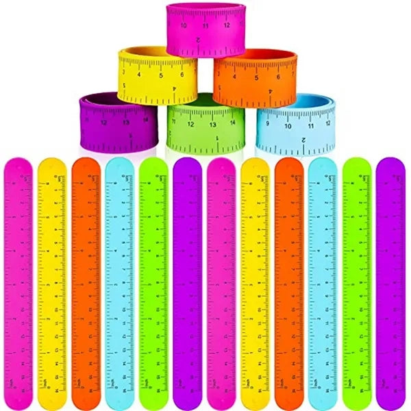 Ruler Silicone Slap Wristband