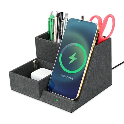 Eden Wireless Charging Desk Organizer