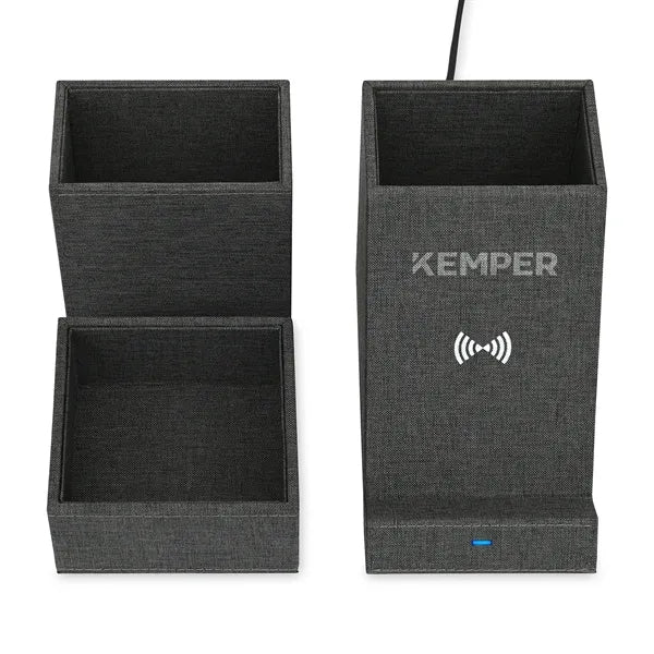 Eden Wireless Charging Desk Organizer