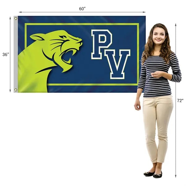 3' x 5' Digitally Printed Single Reverse Spun Polyester Flag