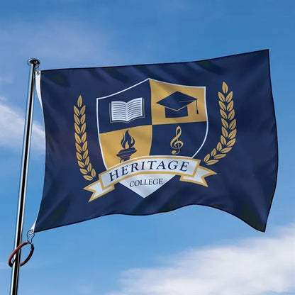4' x 6' Digitally Printed Single Reverse Spun Polyester Flag