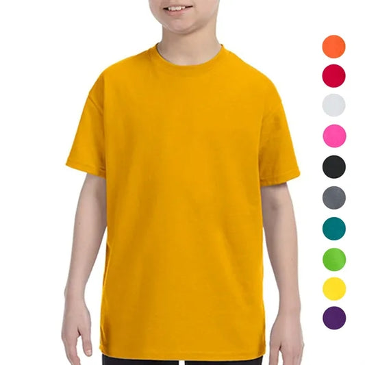 Gildan 5.3 Oz 100% Preshrunk Heavy Cotton Youth T-Shirt