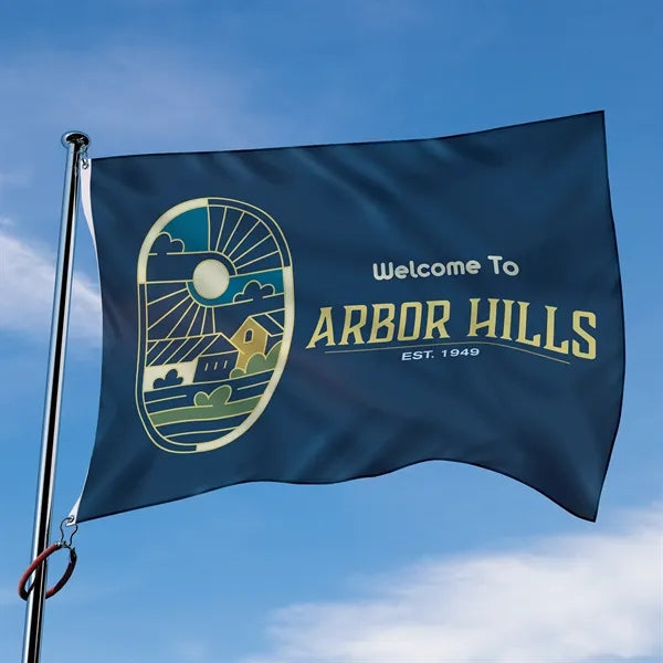 5' x 8' Digitally Printed Single Reverse Spun Polyester Flag