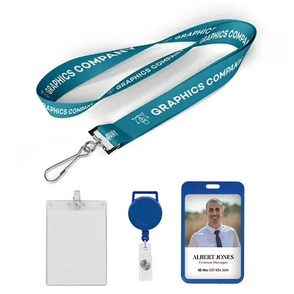 1" Price Saver Lanyard with J-Hook-B