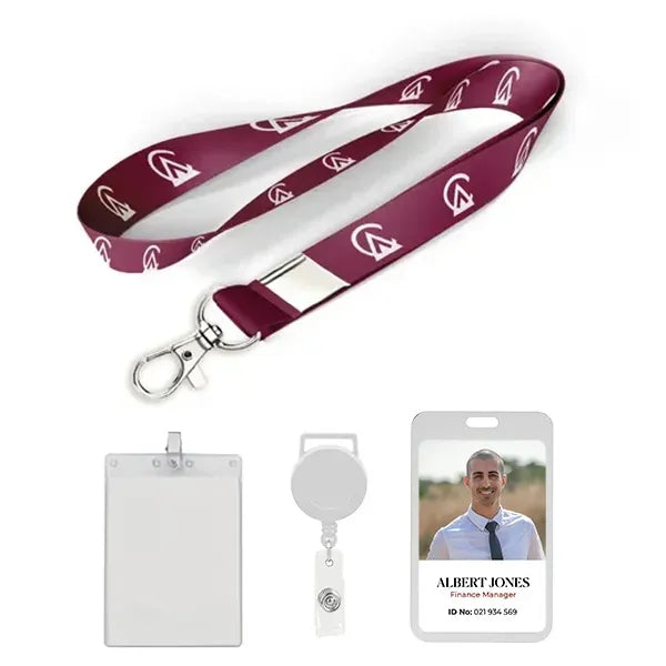 1" Price Saver Lanyard with Lobster Claw-A