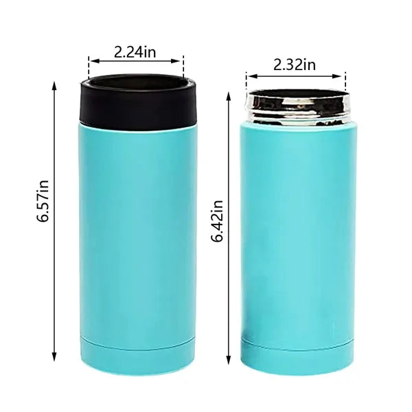 Universal beer 12oz stainless steel insulated can cooler