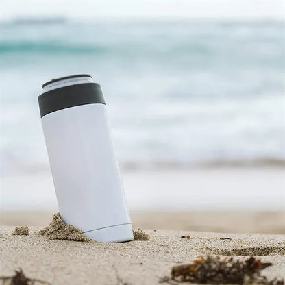 Universal beer 12oz stainless steel insulated can cooler