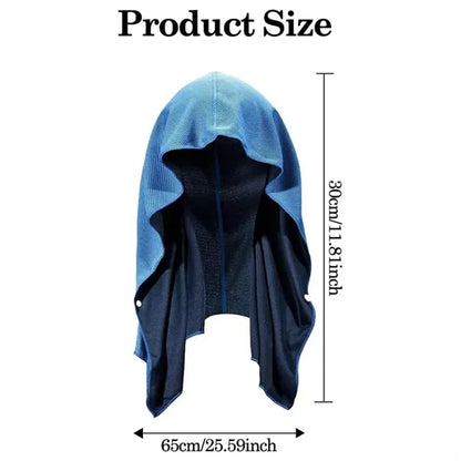 UV Protection Cooling Hoodie Towel