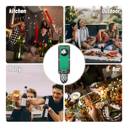 Billiard Ball Beer Bottle Opener Wall