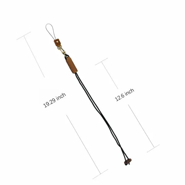 Leather Mobile Phone Lanyard Neck Strap