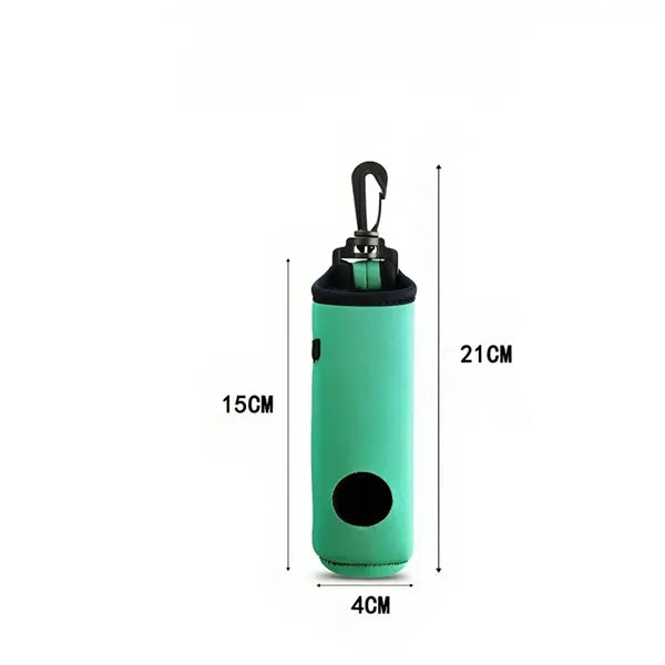 Golf Ball and Tee Holder Bag with Clip