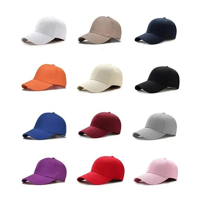 Custom 6-Panel Cotton Baseball Cap with Logo