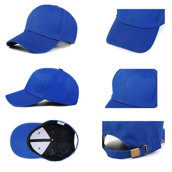 Custom 6-Panel Cotton Baseball Cap with Logo