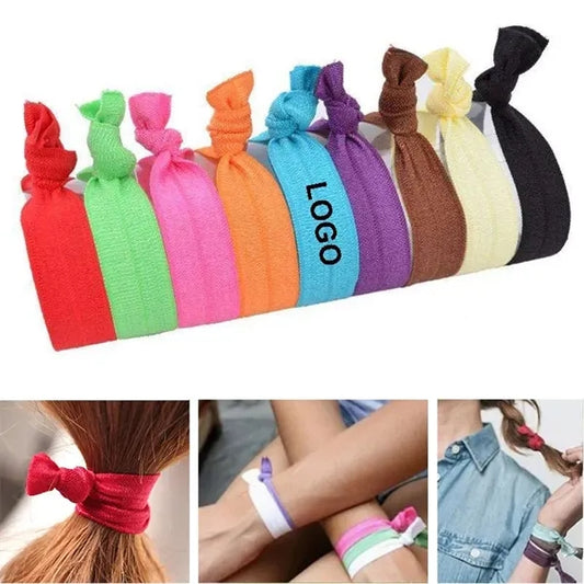 3/4" Elastic Fold-Over Wristband