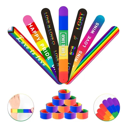 Rainbow Slap Bracelet
