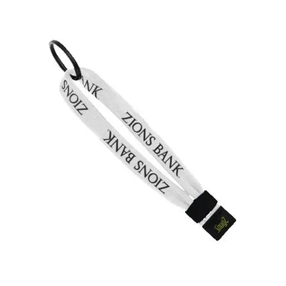 1/2" Cotton Wrist Retainer with Slider & Metal Split-Ring
