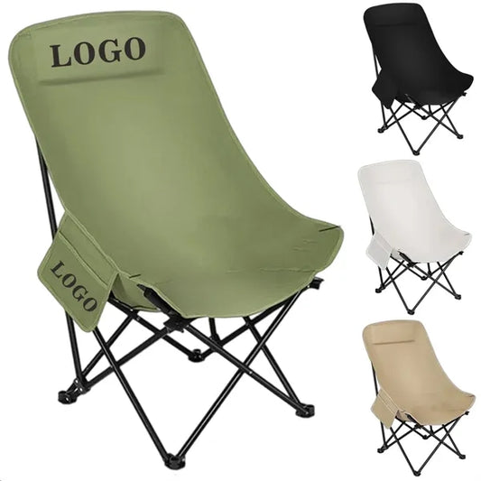 Outdoor Camping Folding Fishing Moon Chair