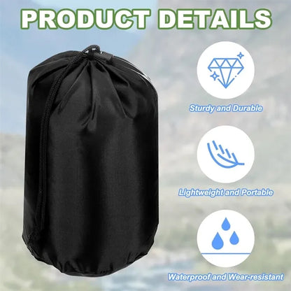 Large Capacity Stuff Sack Portable Drawstring Storage bag