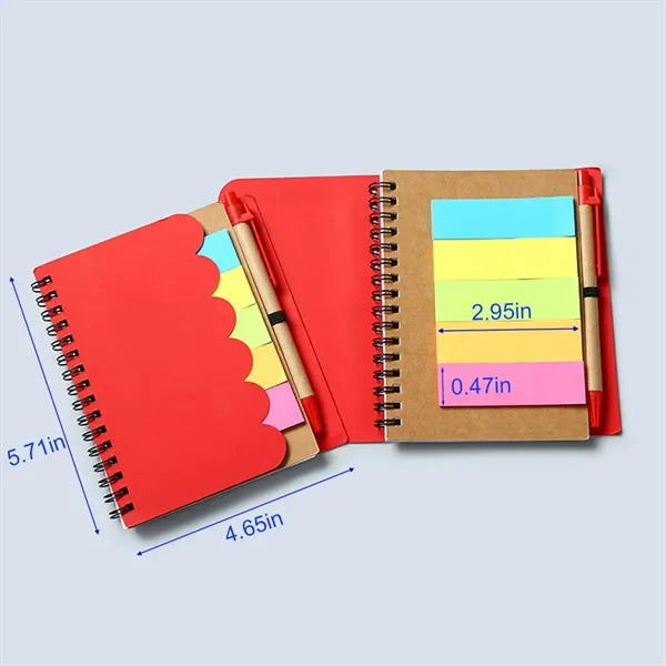 Convenient Thick Paper Combination Design Hard Cover Notepad