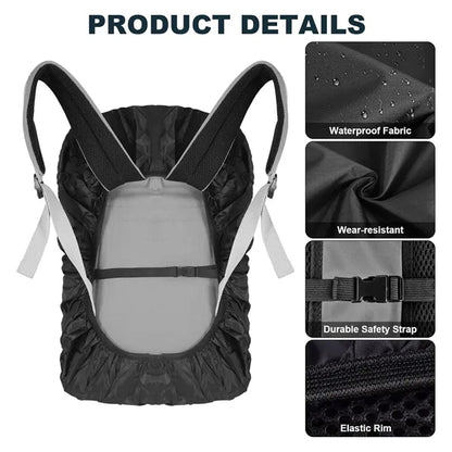 Reflective Mountaineering Backpack Rain Cover