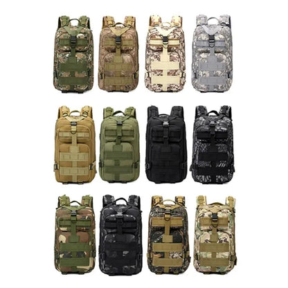 Tactical Large Capacity Nylon Breathable Backpack