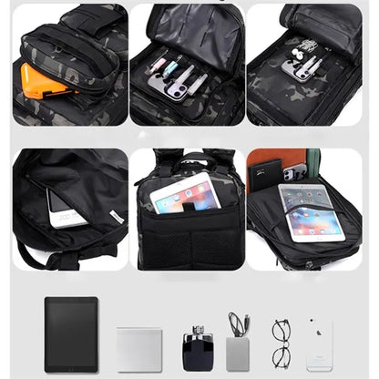 Tactical Large Capacity Nylon Breathable Backpack