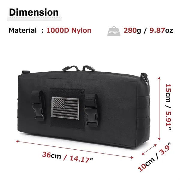 Tactical Large Capacity Nylon Outdoor Messenger Bag