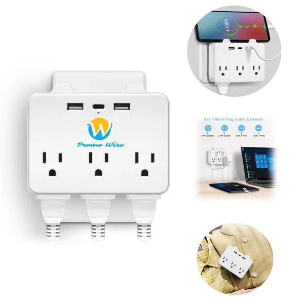 Multi-Function Multi-Socket Fireproof Socket Extender