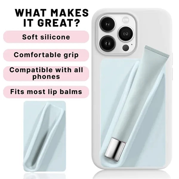 Silicone Lipstick Holder Universal Mobile Phone Case