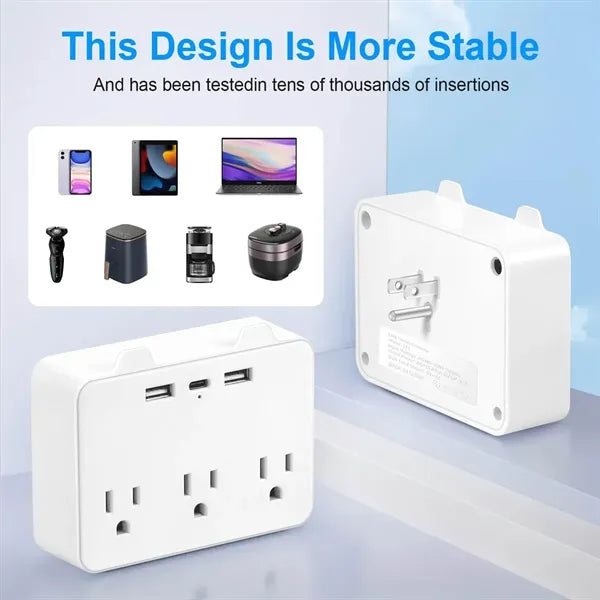 Multi-Function Multi-Socket Fireproof Socket Extender