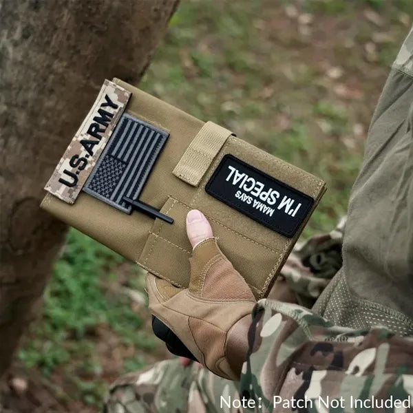 Tactical Outdoor Camouflage Nylon Portable Notebook Cover
