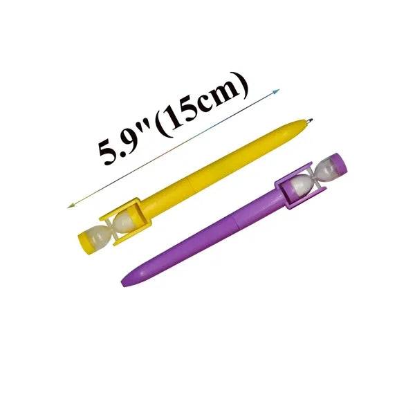 Creative Timing Portable Hourglass Bottle Ballpoint Pen
