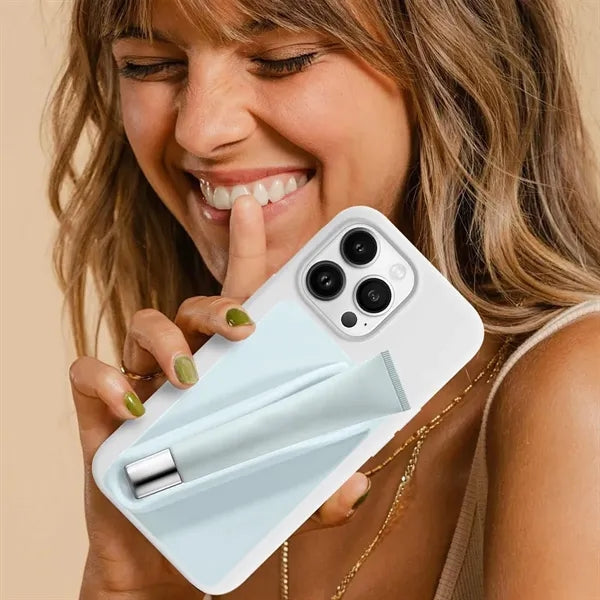 Silicone Lipstick Holder Universal Mobile Phone Case