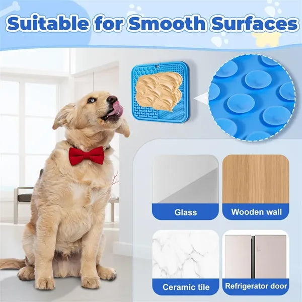 Silicone Pet Licking Ppad Suction Cup Slow Feeding Pad