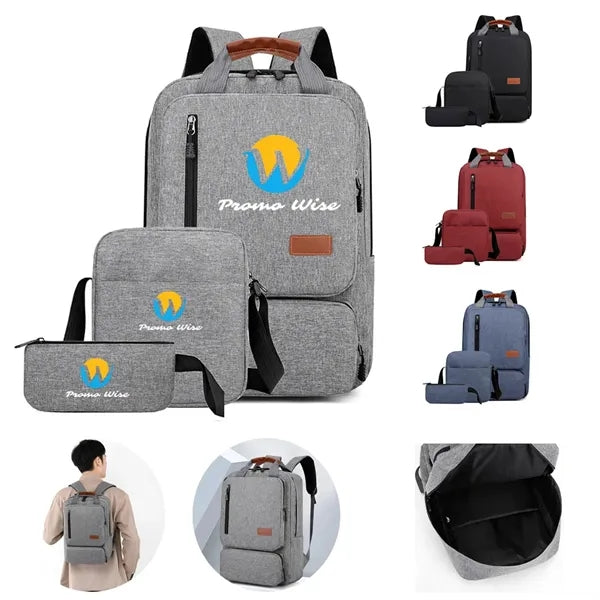 Three-Piece Multifunctional Large-Capacity Travel Backpack