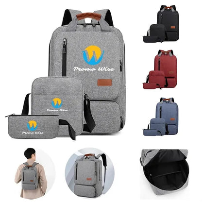 Three-Piece Multifunctional Large-Capacity Travel Backpack