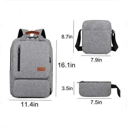 Three-Piece Multifunctional Large-Capacity Travel Backpack