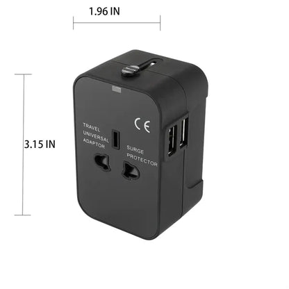 Anti-Electric Shock Protection Travel Plug Conversion Socket