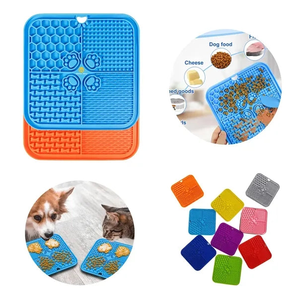 Silicone Pet Licking Ppad Suction Cup Slow Feeding Pad