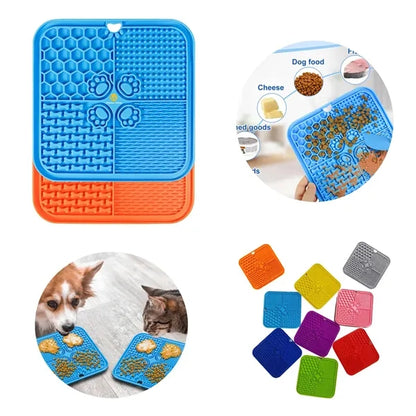 Silicone Pet Licking Ppad Suction Cup Slow Feeding Pad