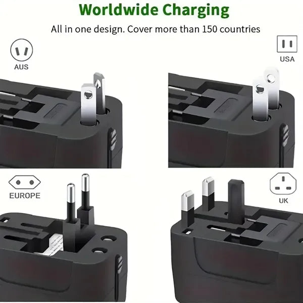 Anti-Electric Shock Protection Travel Plug Conversion Socket