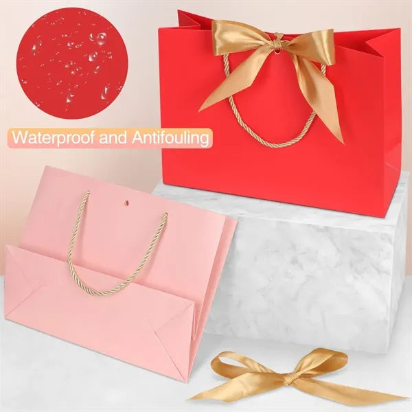 Foldable Eco-Friendly Fashion Bow Durable Gift Bag
