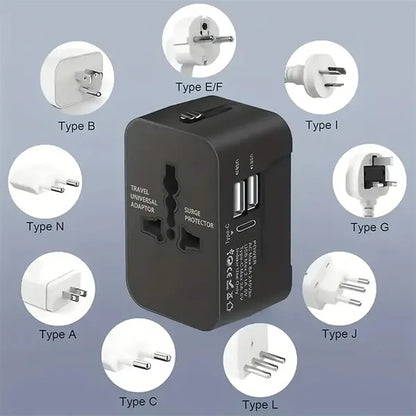 Anti-Electric Shock Protection Travel Plug Conversion Socket
