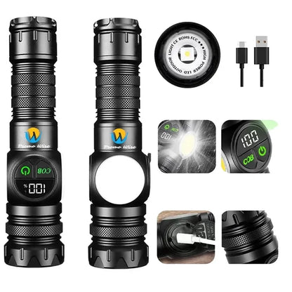 Multifunctional LED Magnetic Waterproof Flashlight