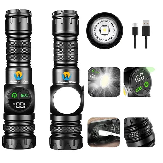 Multifunctional LED Magnetic Waterproof Flashlight