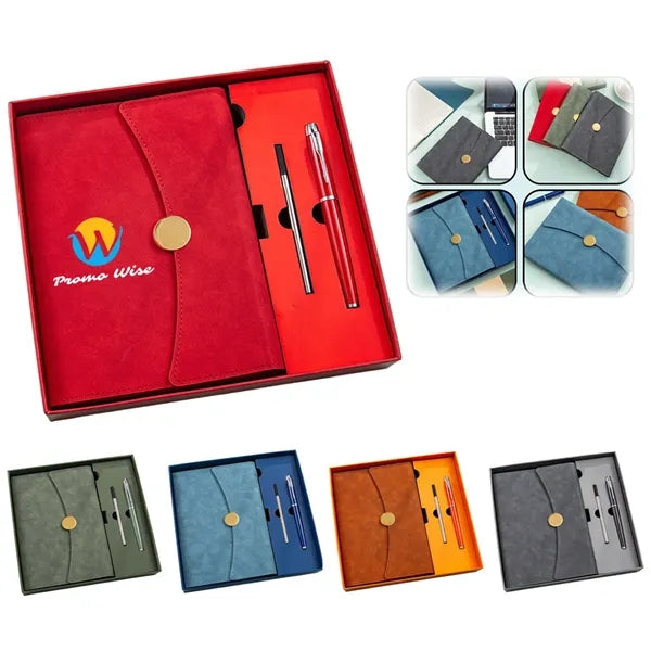 Waterproof Magnetic Tri-fold Business Notebook Gift Box
