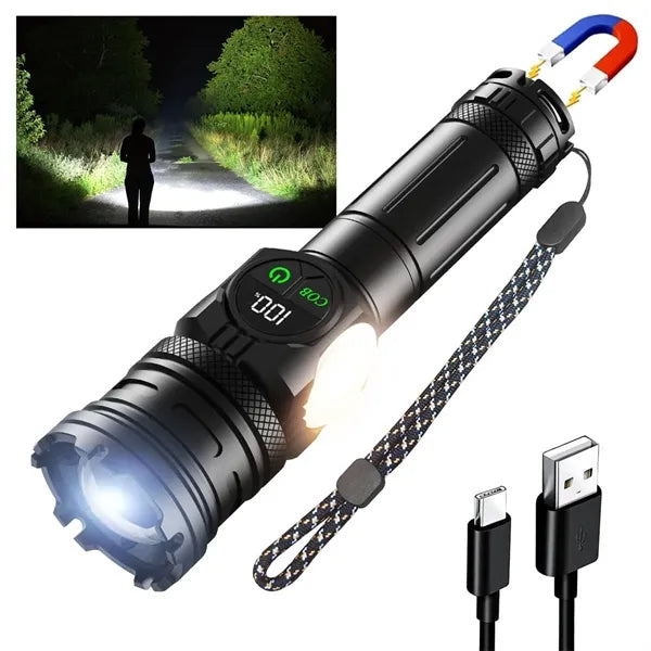 Multifunctional LED Magnetic Waterproof Flashlight