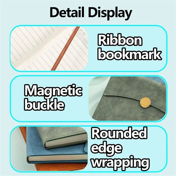 Waterproof Magnetic Tri-fold Business Notebook Gift Box