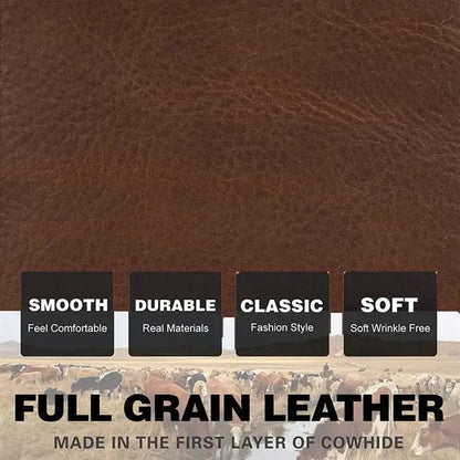 Genuine Leather Crazy Horse Vintage Wrist Cigar Case